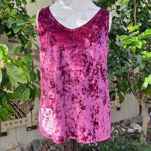 Cynthia Rowley velvet tank